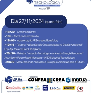 3º dia - INOVAÇÃO TECNOLÓGICA