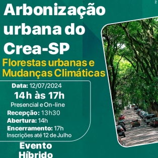 2º Fórum de arbonização urbana do CREA-SP