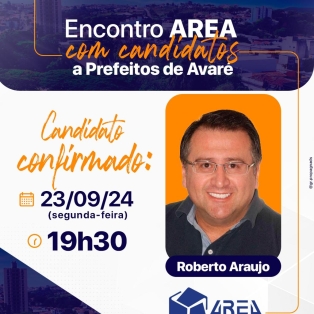 Candidato Roberto Araujo.