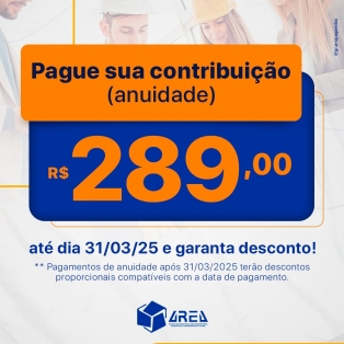 Paque sua contribuição (anuidade)