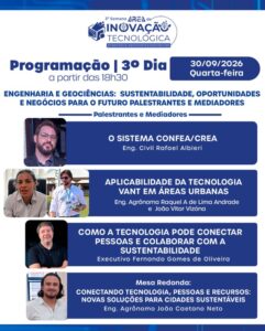 Engenharia e Geociências: Sustentabilidade, Oportunidades e Negócios para o Futuro
