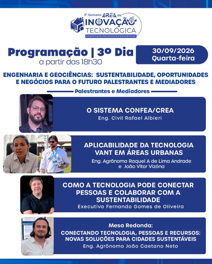 Engenharia e Geociências: Sustentabilidade, Oportunidades e Negócios para o Futuro
