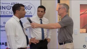 stand da EDI Engenharia durante a 3ª Semana de Inovação Tecnológica da AREA